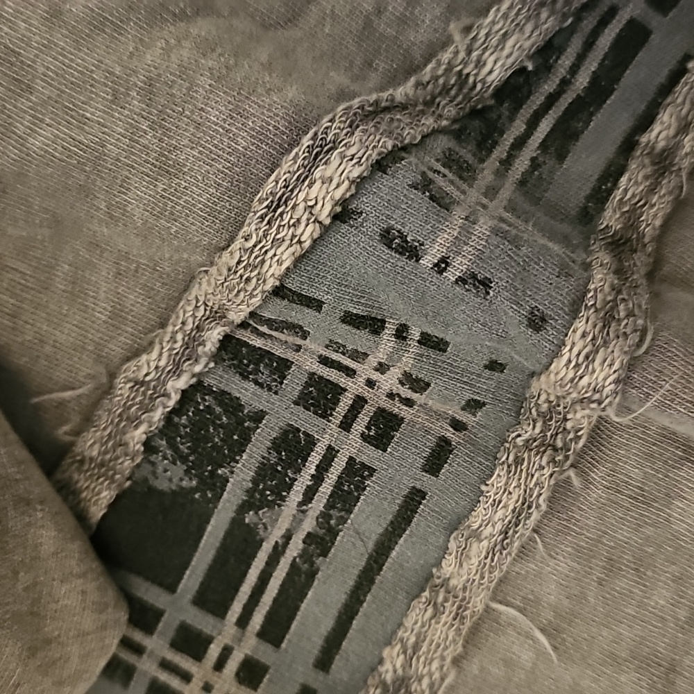 Salvage Gray Plaid Jacket With Hood - Picture 11 of 16